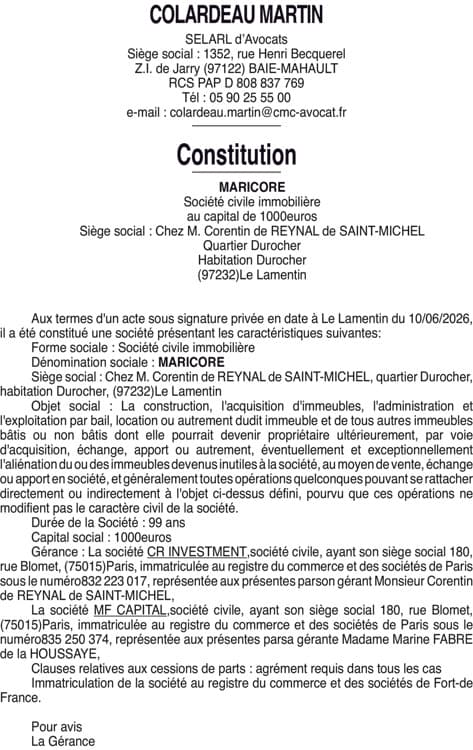 Contenu publication