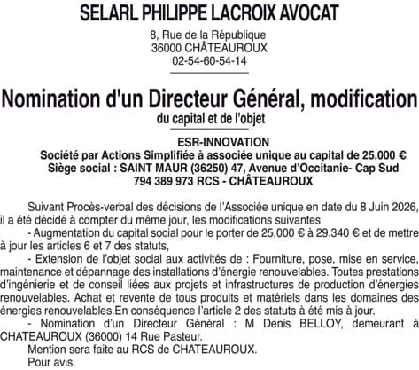 Contenu publication