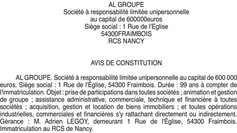 Contenu publication
