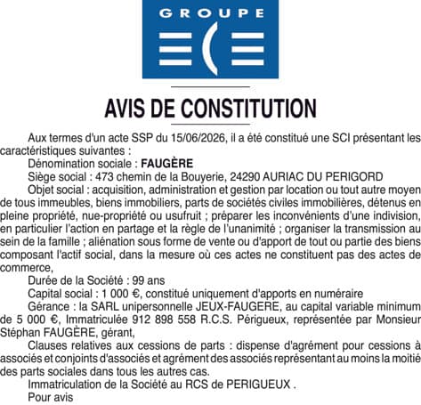 Contenu publication