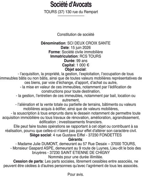 Contenu publication