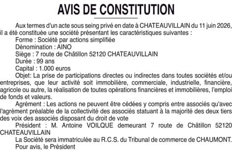 Contenu publication