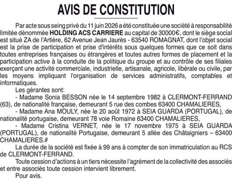 Contenu publication