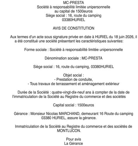 Contenu publication