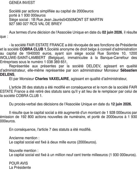 Contenu publication