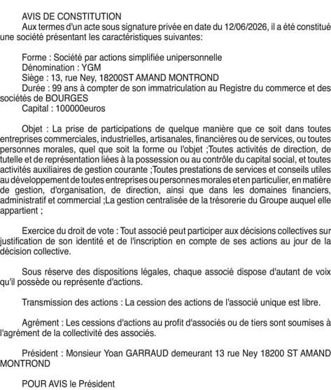 Contenu publication