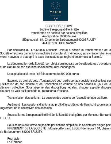 Contenu publication
