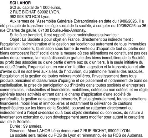 Contenu publication