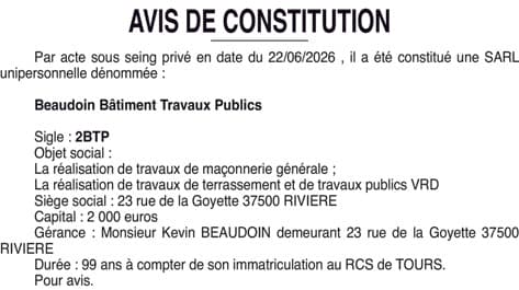 Contenu publication