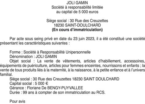 Contenu publication