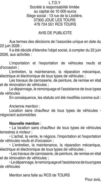 Contenu publication