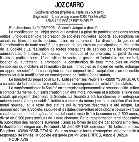Contenu publication