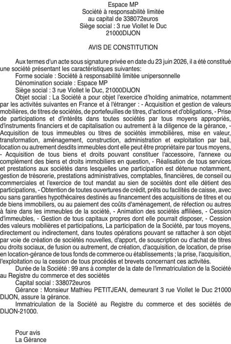 Contenu publication