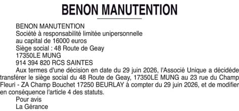 Contenu publication