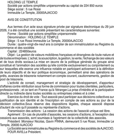 Contenu publication