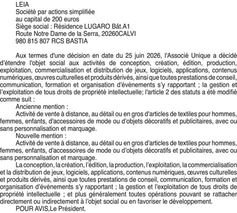 Contenu publication