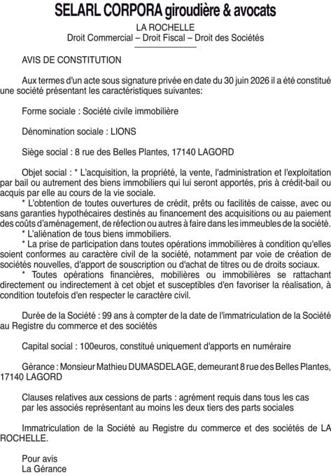 Contenu publication