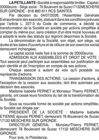 Contenu publication