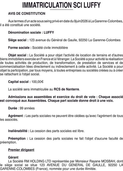 Contenu publication