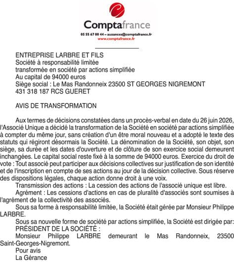 Contenu publication