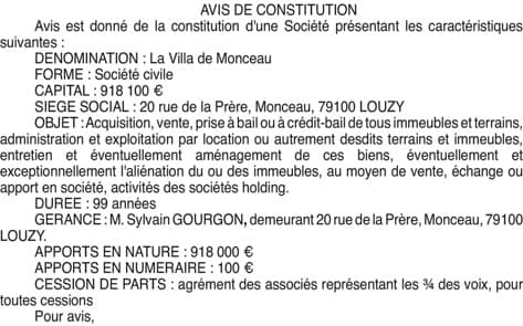 Contenu publication