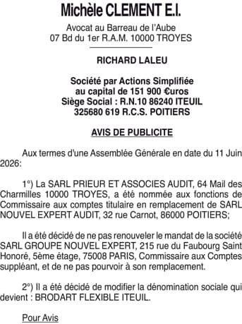 Contenu publication