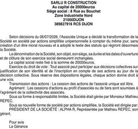 Contenu publication