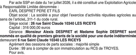 Contenu publication