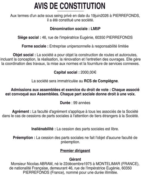 Contenu publication