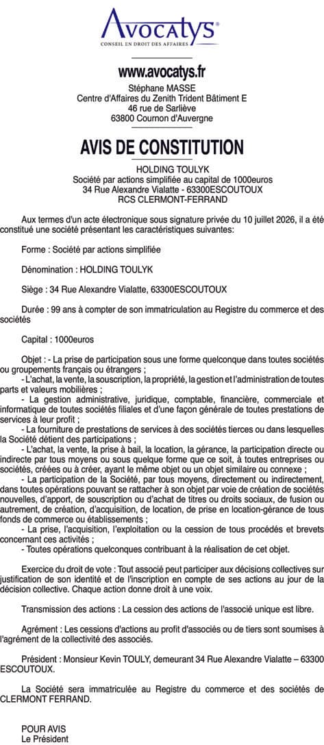 Contenu publication