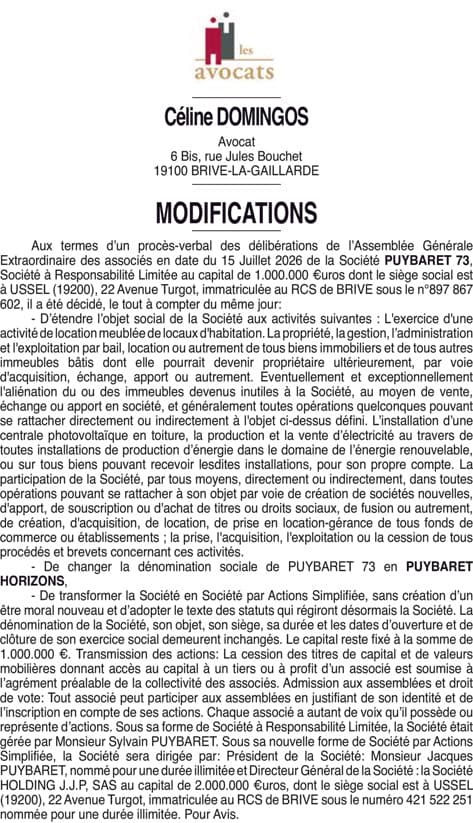 Contenu publication