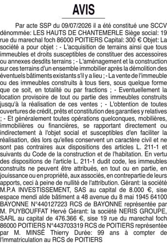 Contenu publication
