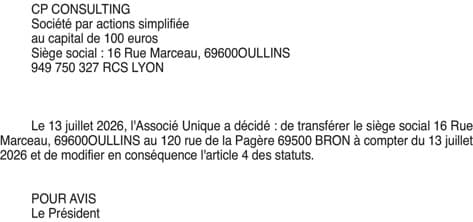 Contenu publication