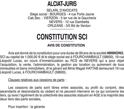 Contenu publication