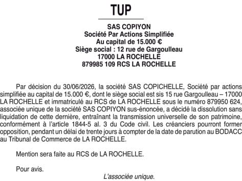 Contenu publication