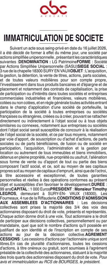 Contenu publication