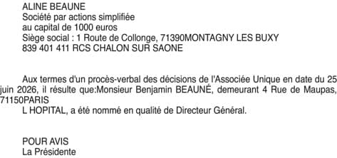Contenu publication
