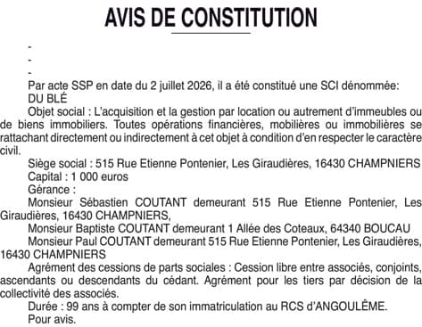 Contenu publication