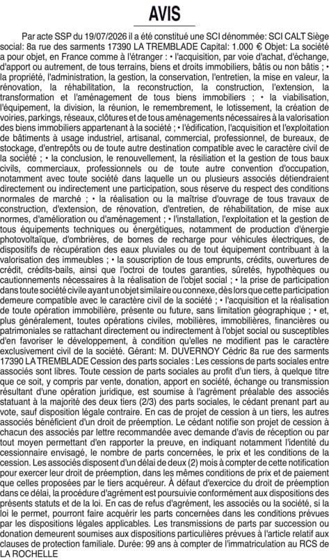 Contenu publication