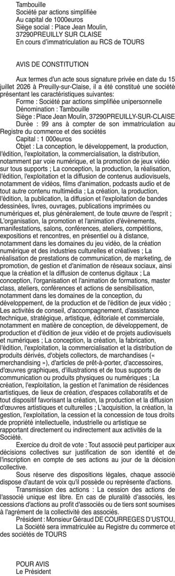 Contenu publication