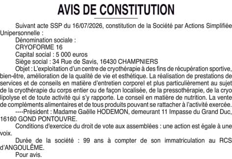 Contenu publication
