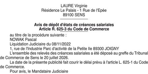 Contenu publication