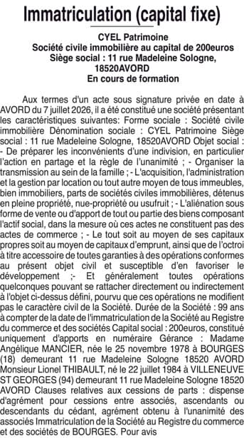 Contenu publication