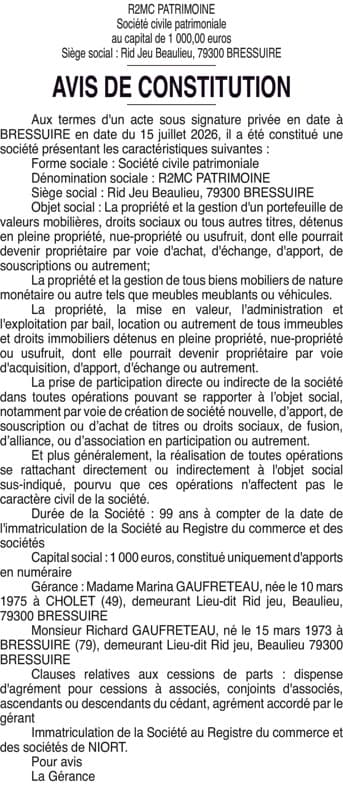 Contenu publication