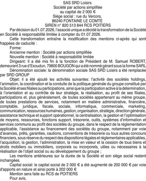 Contenu publication