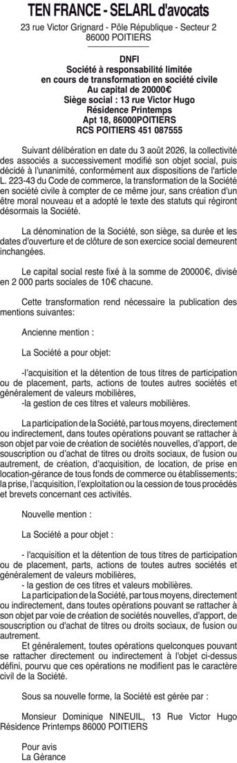 Contenu publication