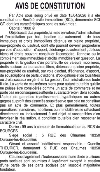 Contenu publication
