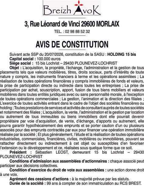 Contenu publication