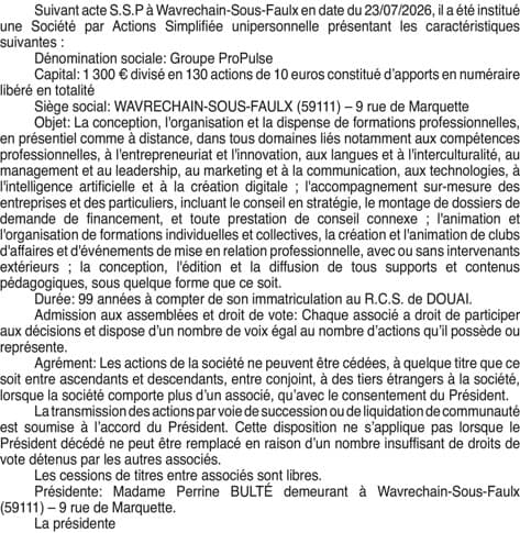 Contenu publication