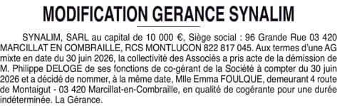 Contenu publication